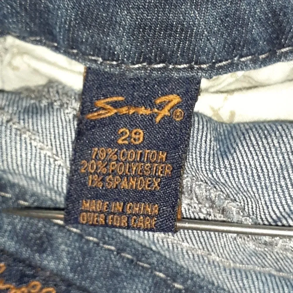 Seven 7 Leggings Style Skinny‎ Jeans Thick Stitch